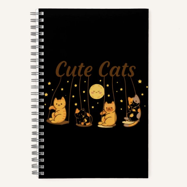 "Fun & Whimsical School Journal" für Kinder und Ka Notizbuch (Vorderseite)