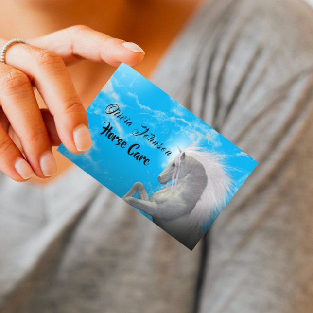 Fun White HorCare Visitenkarte (Von Creator hochgeladen)