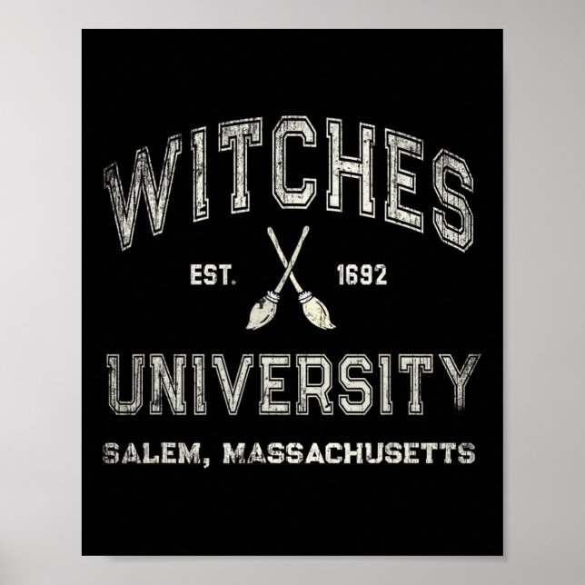 Fun Wiccan Hexes Universität Salem Machusetts mit Poster (Vorne)