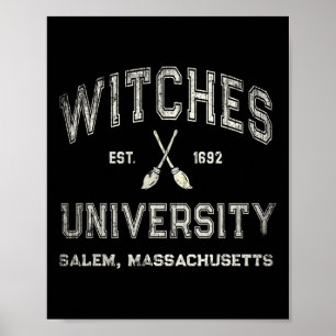 Fun Wiccan WITCHES UNIVERSITY Salem Massachusetts Poster