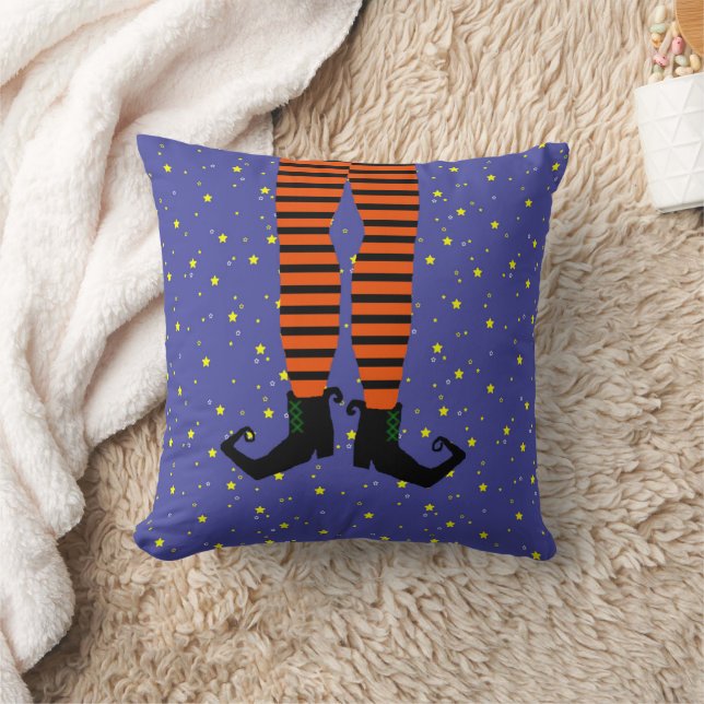 Fun Witch Legs Pillow Kissen (Decke)