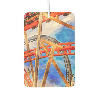 fun with roller coaster tote bag autolufterfrischer