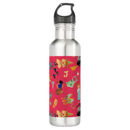 Fun Wizard of Oz on red children's design Edelstahlflasche