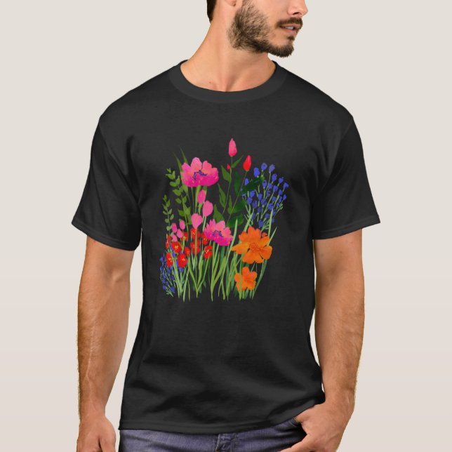 Fun womens grow positive thoughts, inspirational,  T-Shirt (Vorderseite)