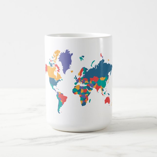 Fun World Map Tasse (Mittel)
