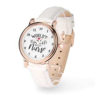 Fun World's coolste Nurse Worart Armbanduhr