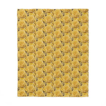 Fun Yellow Rose über das gesamte Muster