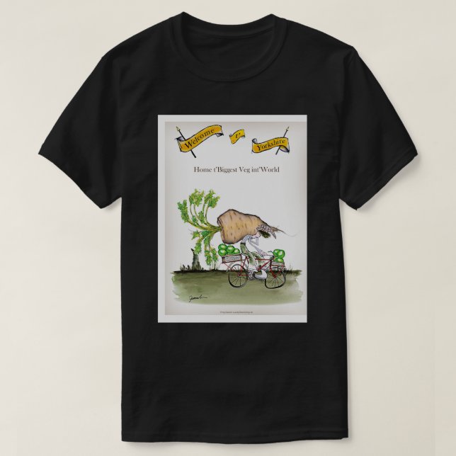 Fun Yorkshire Parsnip T-Shirt (Design vorne)
