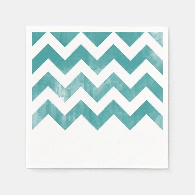 Fun Zickzack Cocktail Napkins Serviette (Vorderseite)