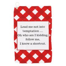 Fun Zitat Red Gingham Modern
