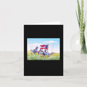 Fun Zivil War Picketts Charge Karte