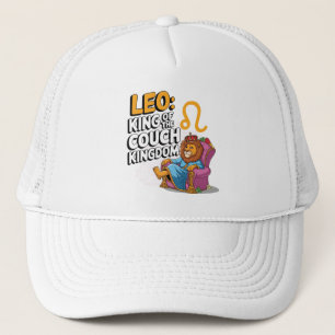 Fun Zodiac Leo Design Truckerkappe