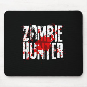 Fun Zombie Hunter Design für Jungs Mädchen Hallowe Mousepad