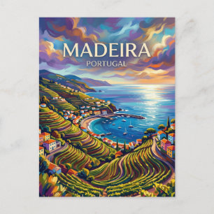 Funchal-Bucht Portugal Postkarte