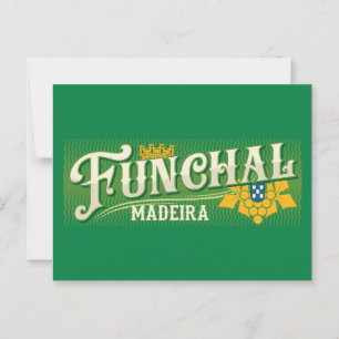 Funchal Madeira Postkarte