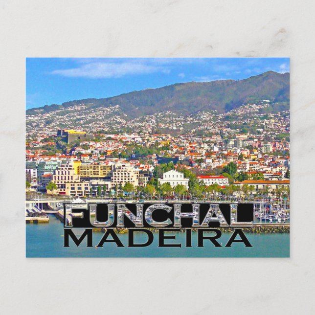 Funchal Postkarte (Vorderseite)