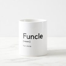 Funcle Fun Uncle Café ou thé Mug