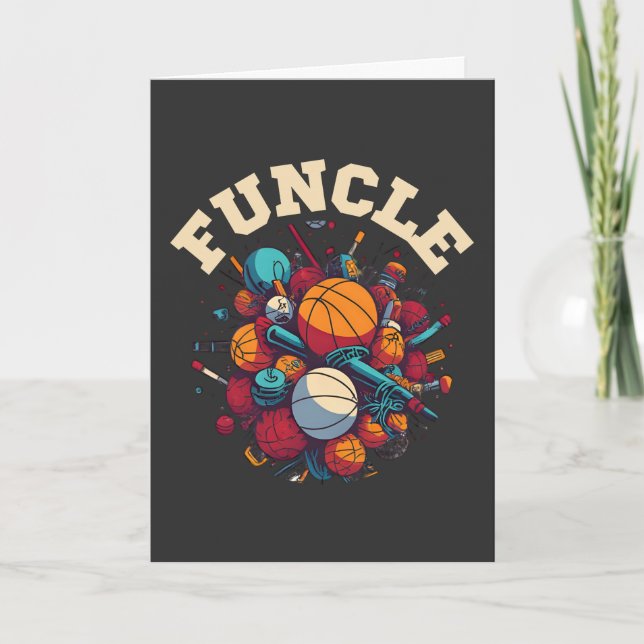 FUNCLE - The Fun Uncle Sports Equipment Whirlwind Karte (Vorderseite)