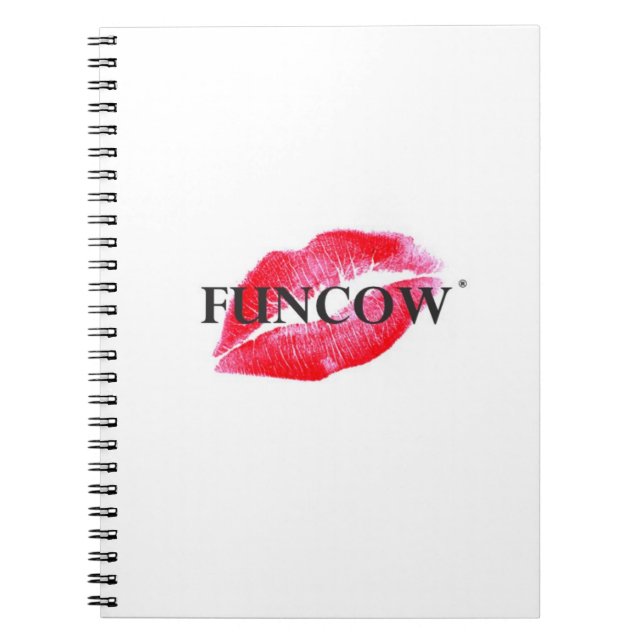 FUNCOW ROSA KUSS NOTIZBLOCK (Vorderseite)