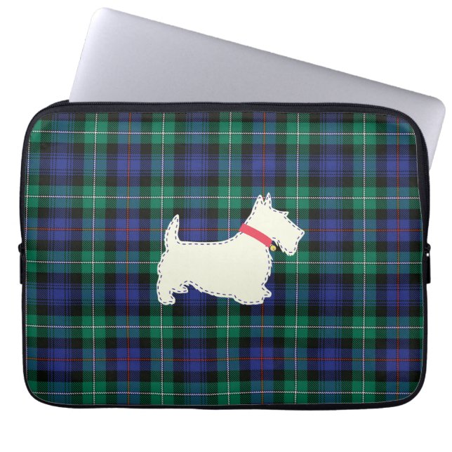 Funda con scotish terrier laptopschutzhülle (Vorderseite)
