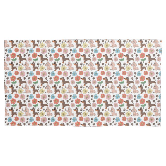 Funda de almohada con perritos kissenbezug (Vorderseite)