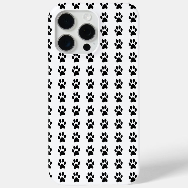 Funda de celular huella de gato  Case-Mate iPhone hülle (Rückseite)