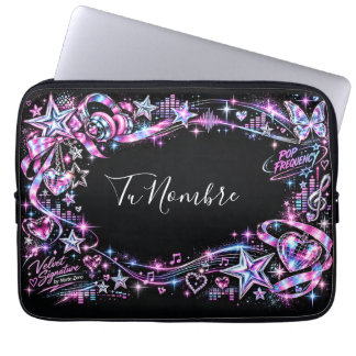 Funda de portátil personalizada con nombre laptopschutzhülle