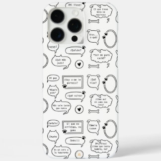 Funda gatuna con escritos iPhone 16 pro max hülle