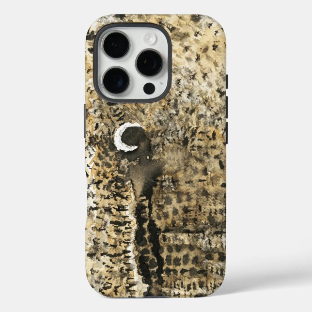 Funda iPhone Luna de café 16 Pro Hülle (Rückseite)