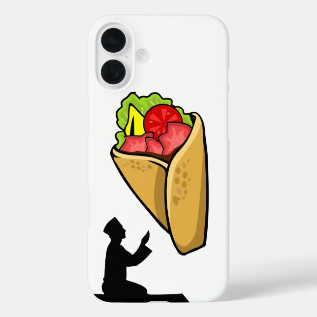 funda kebab iPhone 16 plus hülle (Rückseite)