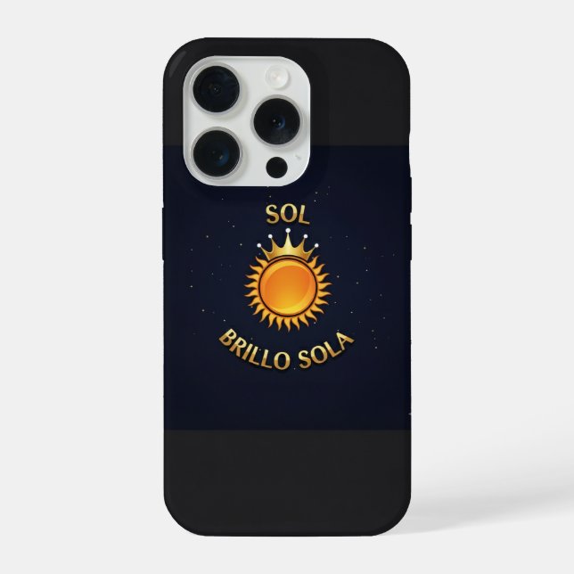 Funda para iPhone 15 Sol Brillo Sola – Protección  Pro Hülle (Rückseite)