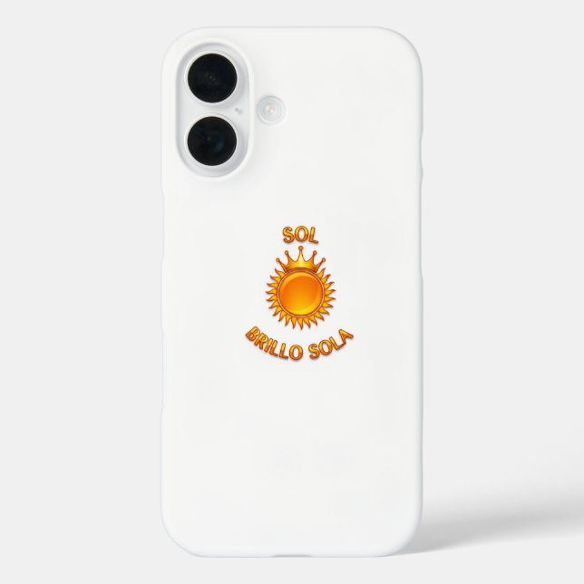 Funda para iPhone 16 Sol Brillo Sola – Protección  iPhone 16 Hülle (Rückseite)