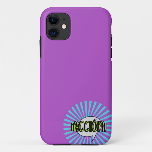 Funda para iPhone iAcción! Case-Mate iPhone Hülle (Rückseite)