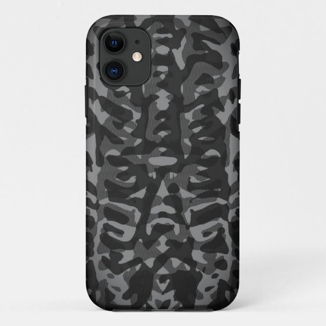 Funda para iPhone / iPad camuflaje rallado. Case-Mate iPhone Hülle (Rückseite)