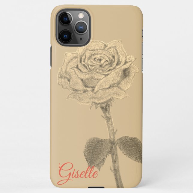 Funda Para iPhone rose iPhone Hülle (Rückseite)