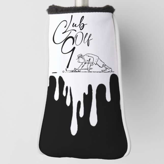 Funda para palo de golf con el golfista gracioso headcover (Rotieren 90)
