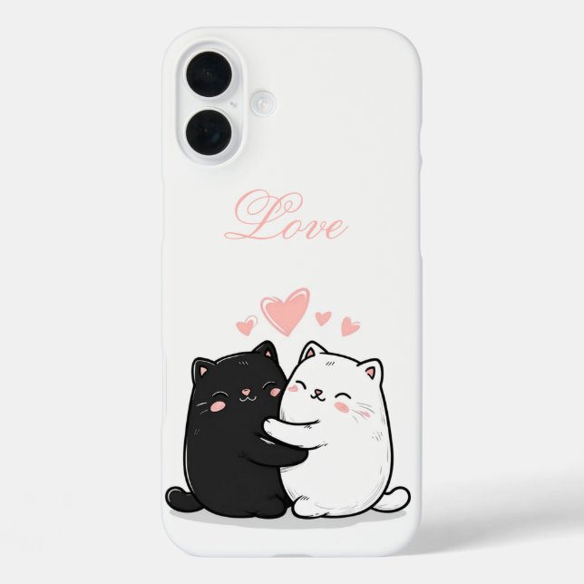 Fundas de gatitos para iPhone iPhone 16 Plus Hülle (Rückseite)