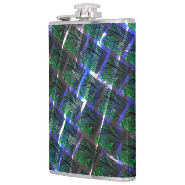 Fundo com imagem verde sob grade escura? flachmann (Links)