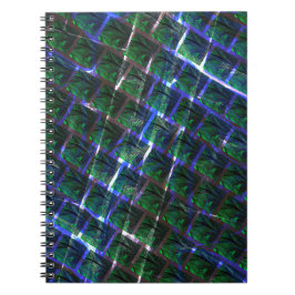 Fundo de imagem verde sob grade flutuante? notizblock