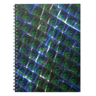 Fundo de imagem verde sob grade flutuante? notizblock