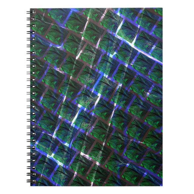 Fundo de imagem verde sob grade flutuante? notizblock (Vorderseite)