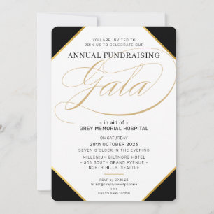 FUNDRAISIEREN GALA elegante Veranstaltung Maroon s Einladung