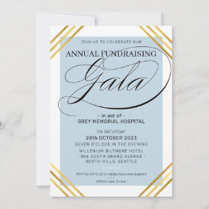 FUNDRAISIERENDE GALA-Veranstaltung extravaganter G Einladung