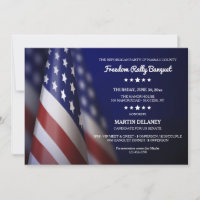 Fundraising der politischen Kampagne für Amerikas 