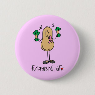 Fundraising-Nuss-T-Shirts und Geschenke Button