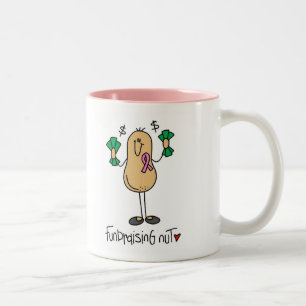 Fundraising-Nuss-Tasse Zweifarbige Tasse