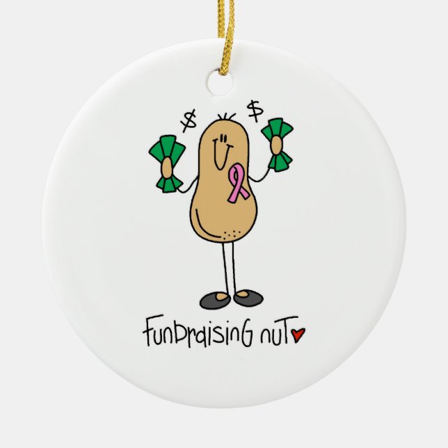 Fundraising Nut T - Shirt und Geschenke Keramikornament (Vorne)
