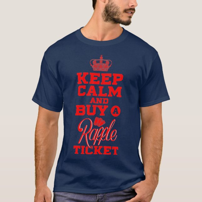 Fundraising-Shirt behielt Ruhe und kaufen Sie eine T-Shirt (Vorderseite)