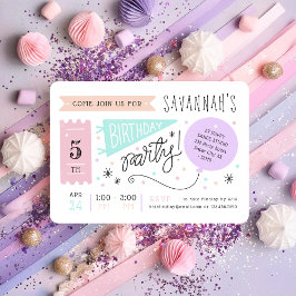 Fundus & Happy Kindergeburtstag Einladung