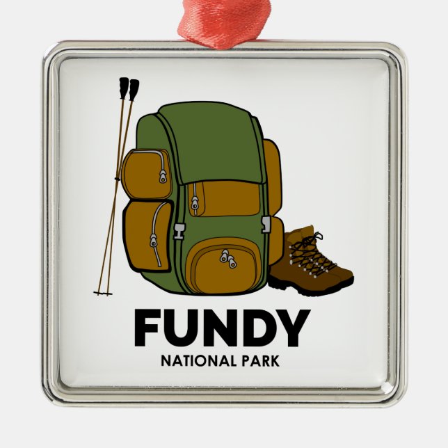 Fundy National Park Backpack Ornament Aus Metall (Vorne)